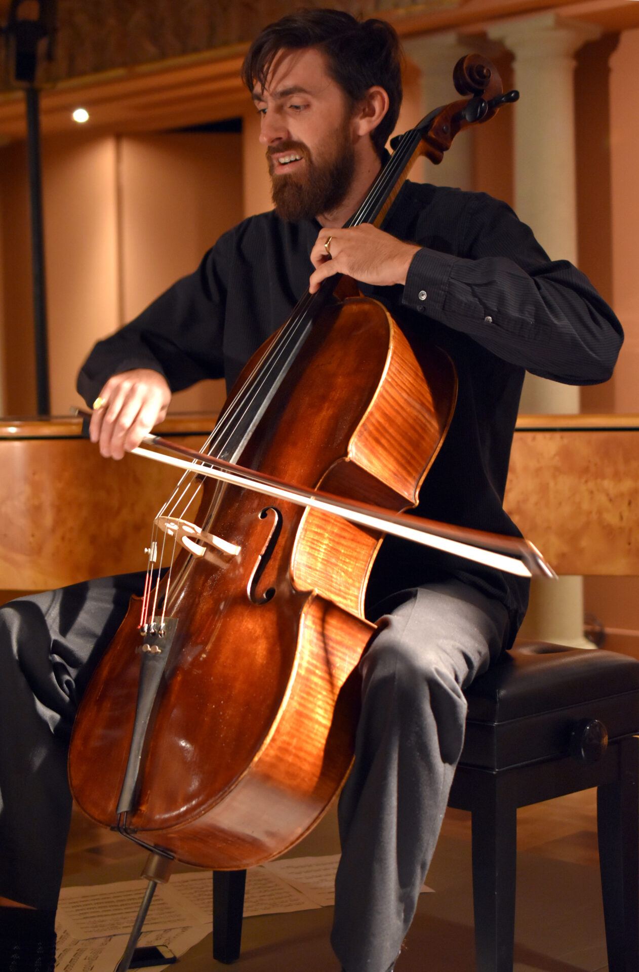 Richard Vaudrey and the Forster Cello